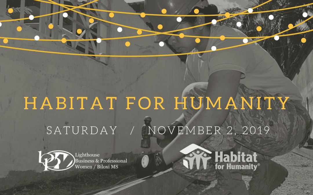 Habitat for Humanity Help November 2nd